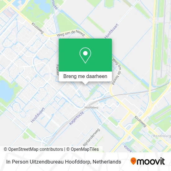 In Person Uitzendbureau Hoofddorp kaart