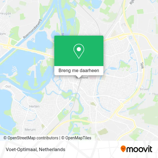 Voet-Optimaal kaart
