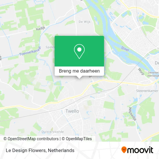 Le Design Flowers kaart