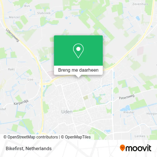Bikefirst kaart