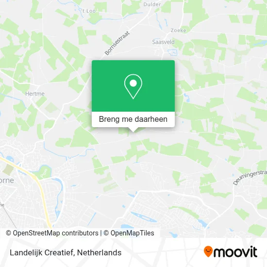 Landelijk Creatief kaart