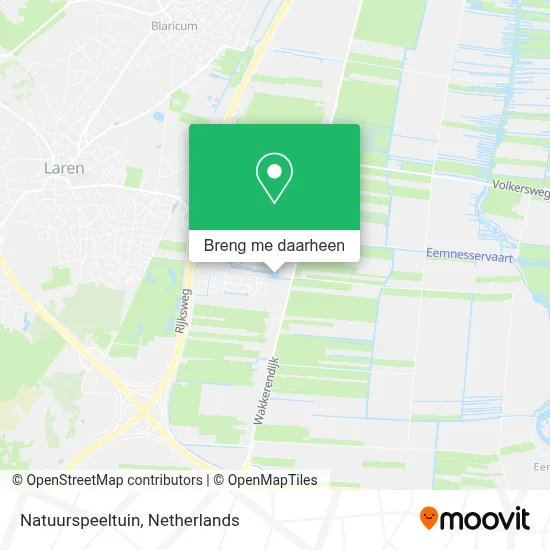 Natuurspeeltuin kaart