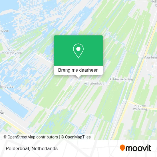 Polderboat kaart