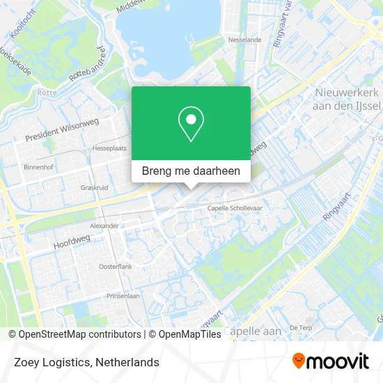 Zoey Logistics kaart