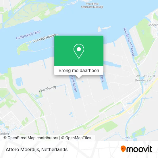 Attero Moerdijk kaart