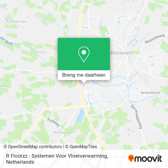 R Floorzz - Systemen Voor Vloerverwarming kaart