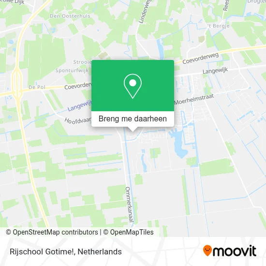 Rijschool Gotime! kaart