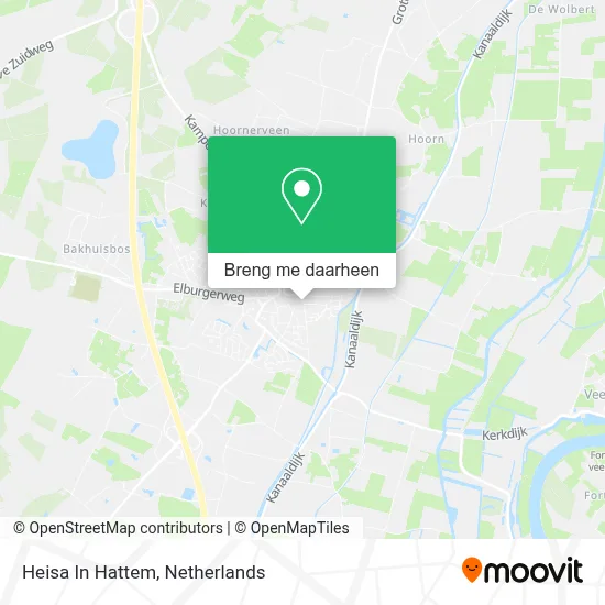 Heisa In Hattem kaart