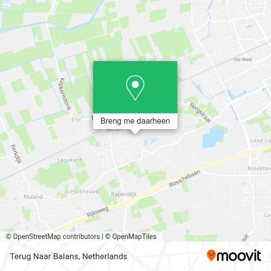 Terug Naar Balans kaart