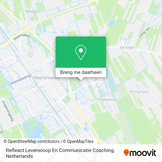 Refleact Levensloop En Communicatie Coaching kaart