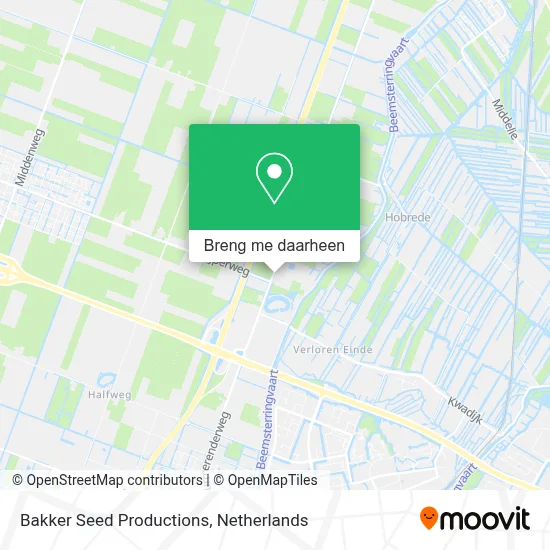 Bakker Seed Productions kaart