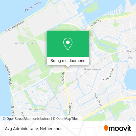 Avg Administratie kaart