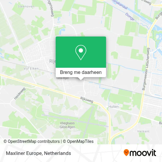 Maxliner Europe kaart