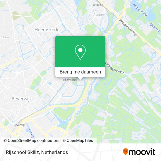 Rijschool Skillz kaart