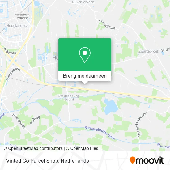 Vinted Go Parcel Shop kaart