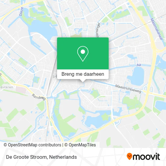 De Groote Stroom kaart