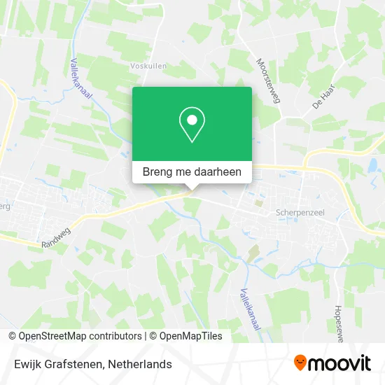 Ewijk Grafstenen kaart