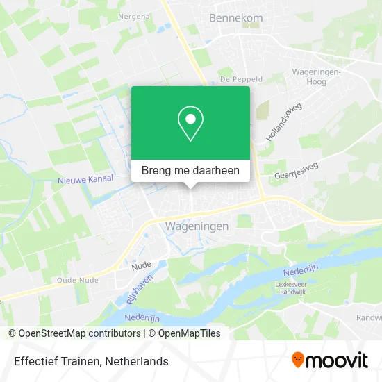 Effectief Trainen kaart