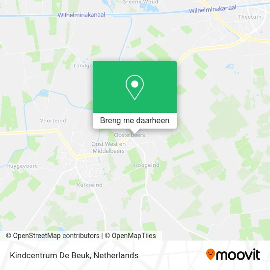 Kindcentrum De Beuk kaart