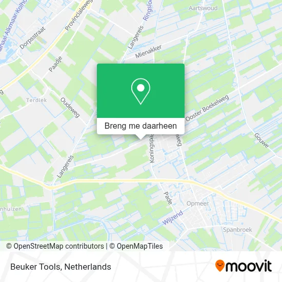Beuker Tools kaart