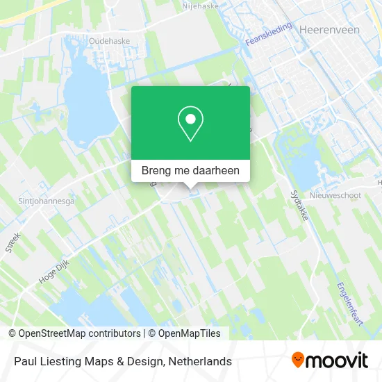 Paul Liesting Maps & Design kaart