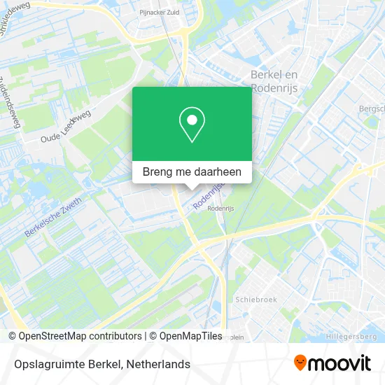 Opslagruimte Berkel kaart