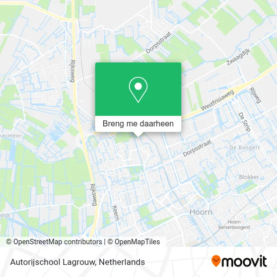 Autorijschool Lagrouw kaart
