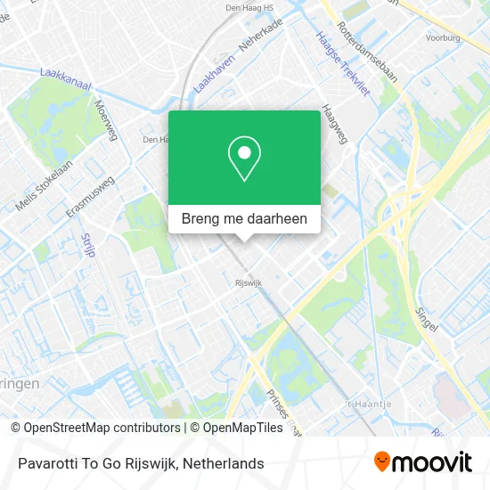 Pavarotti To Go Rijswijk kaart