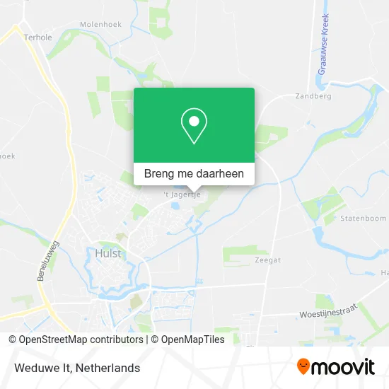 Weduwe It kaart