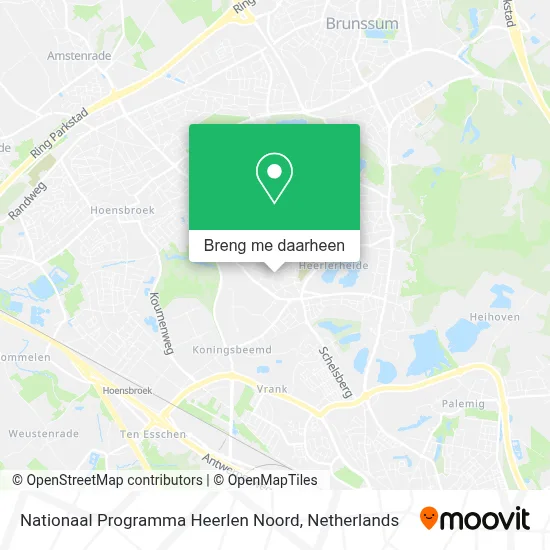 Nationaal Programma Heerlen Noord kaart