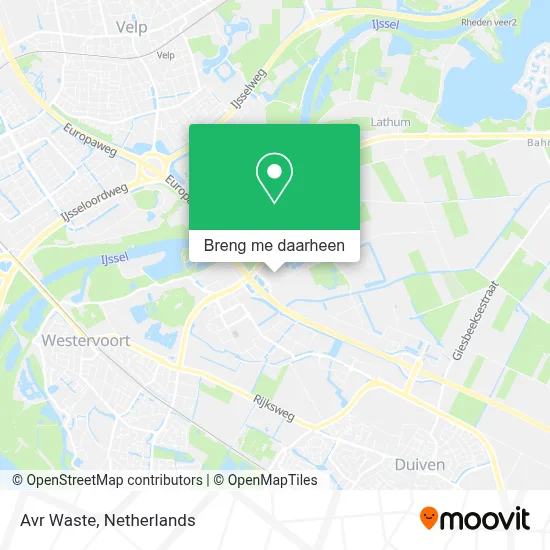 Avr Waste kaart