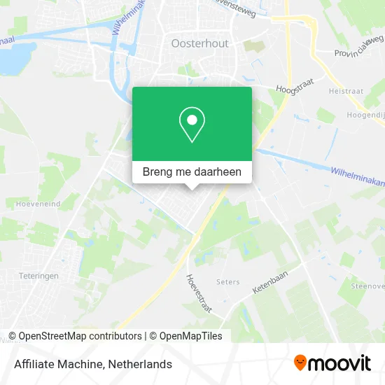 Affiliate Machine kaart