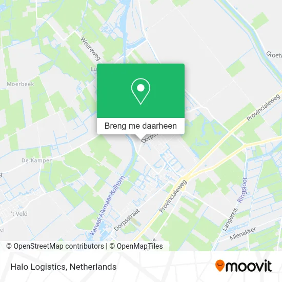 Halo Logistics kaart