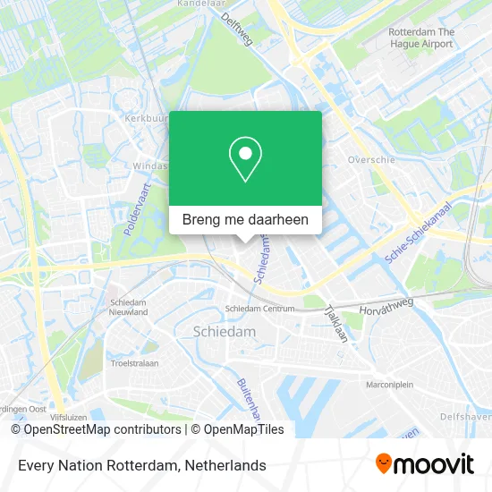Every Nation Rotterdam kaart