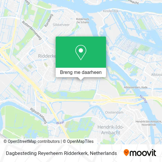 Dagbesteding Reyerheem Ridderkerk kaart