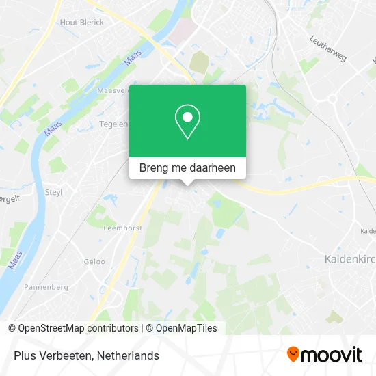 Plus Verbeeten kaart