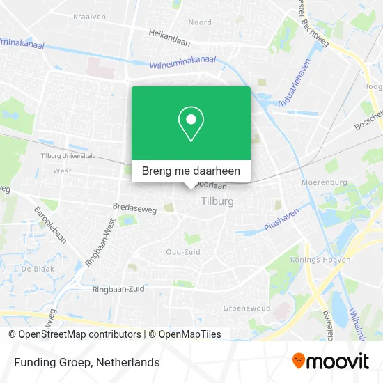 Funding Groep kaart