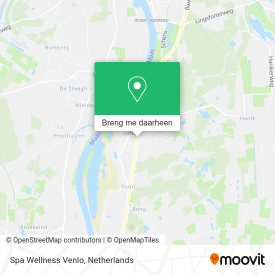 Spa Wellness Venlo kaart
