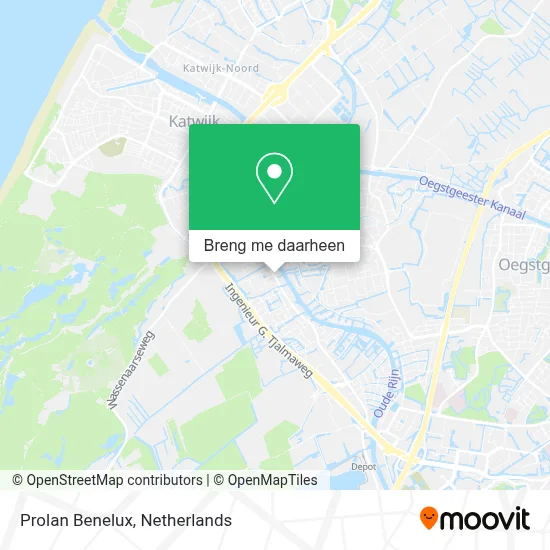 Prolan Benelux kaart