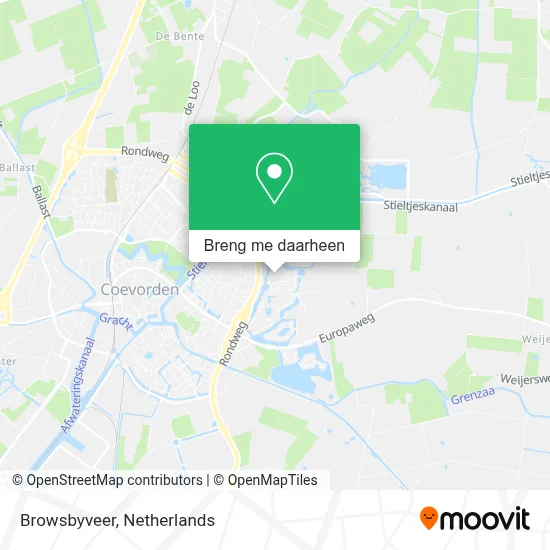 Browsbyveer kaart