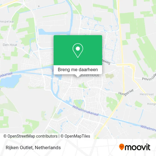 Rijken Outlet kaart