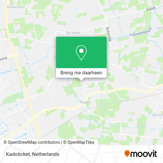 Kadoticket kaart