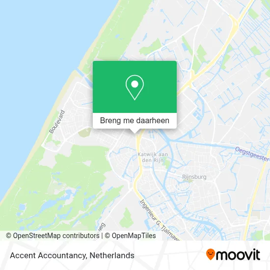 Accent Accountancy kaart