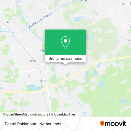 Postnl Pakketpunt kaart