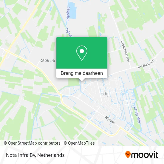 Nota Infra Bv kaart