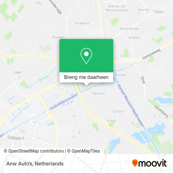 Anw Auto's kaart
