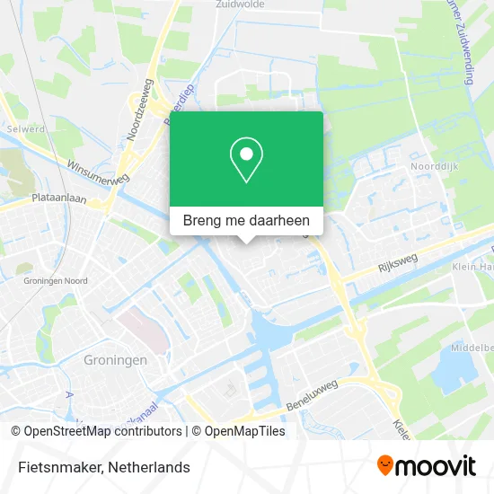Fietsnmaker kaart