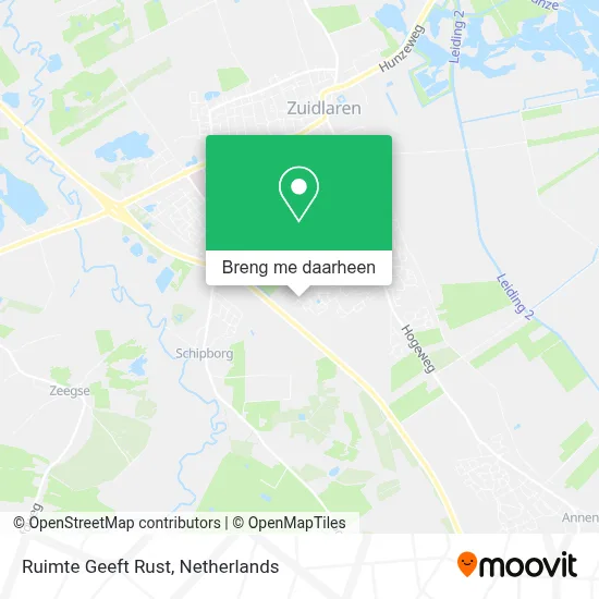 Ruimte Geeft Rust kaart