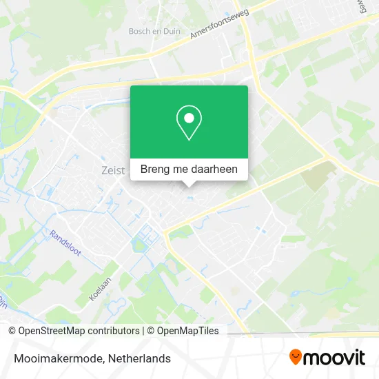 Mooimakermode kaart