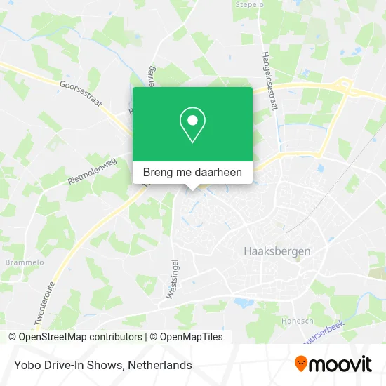 Yobo Drive-In Shows kaart